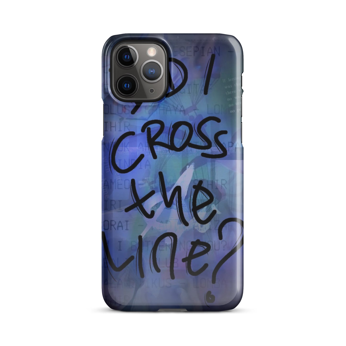 Did I cross the line?