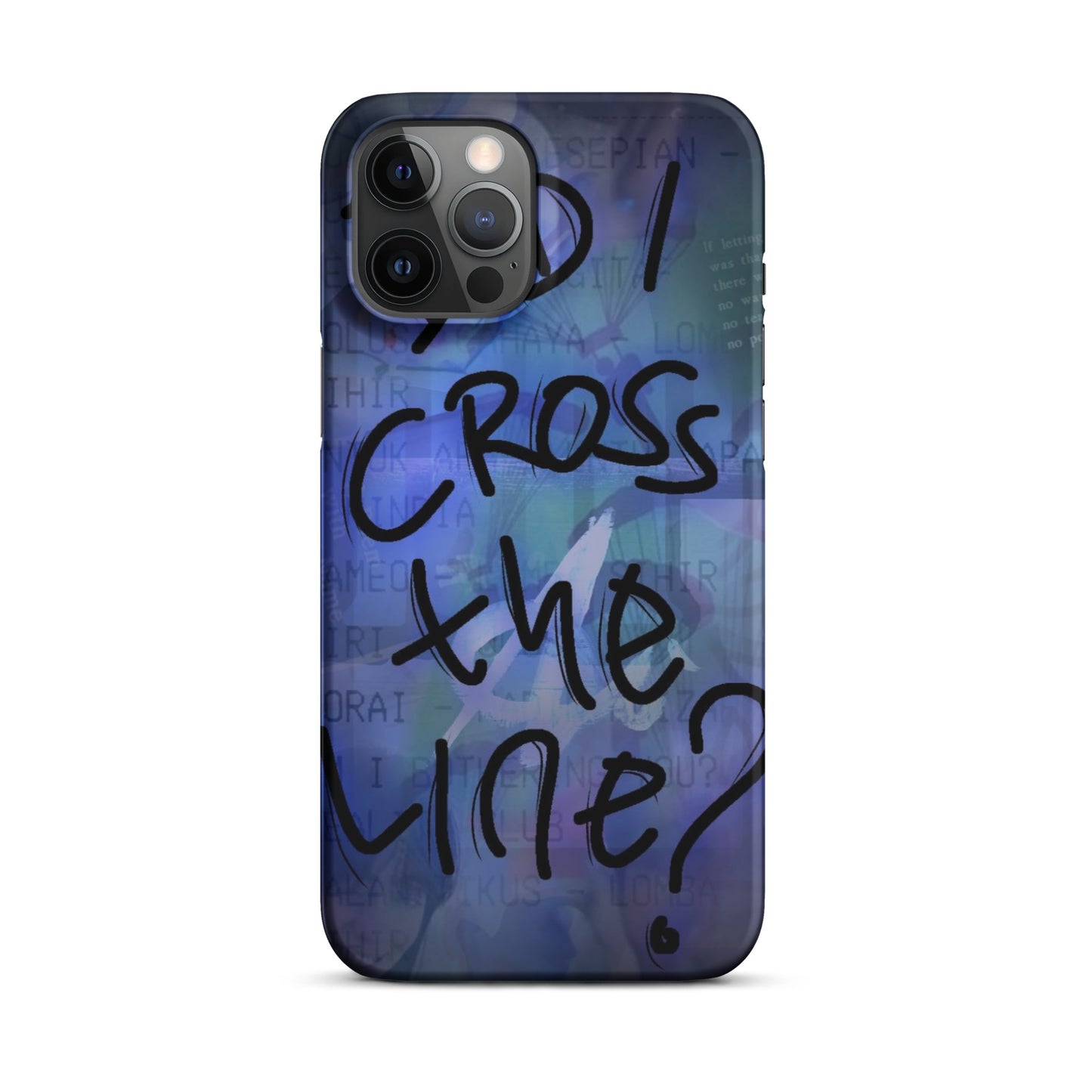 Did I cross the line?