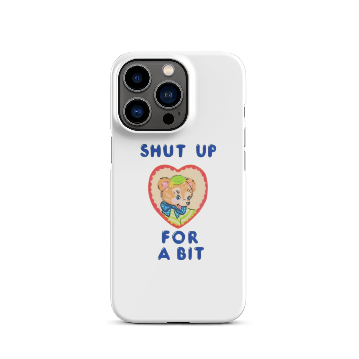 Shut up for a bit
