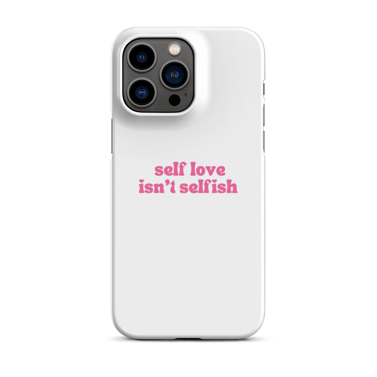Self love isn't selfish