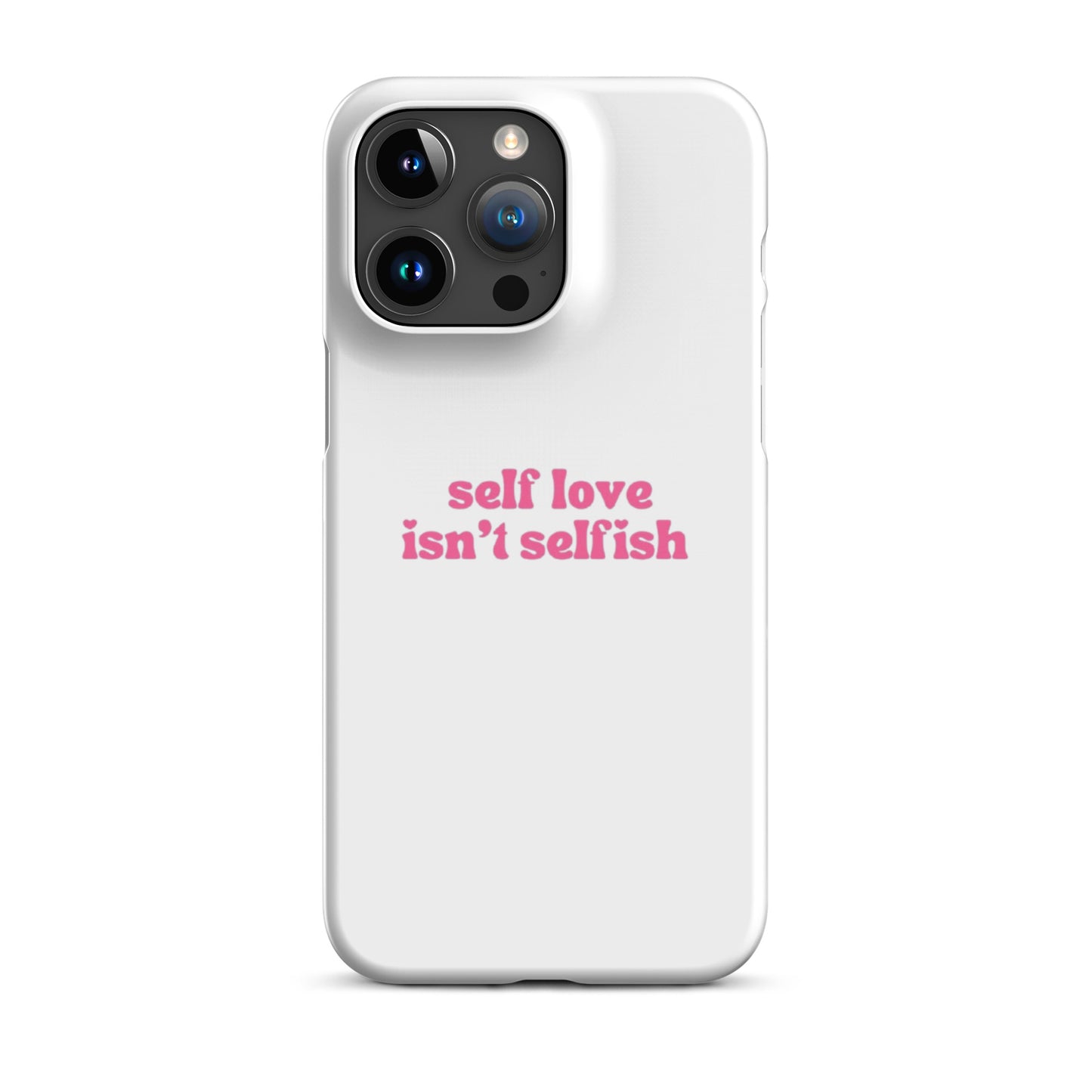 Self love isn't selfish