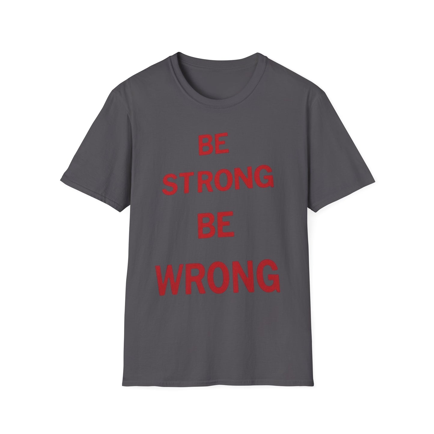 Be strong Be wrong
