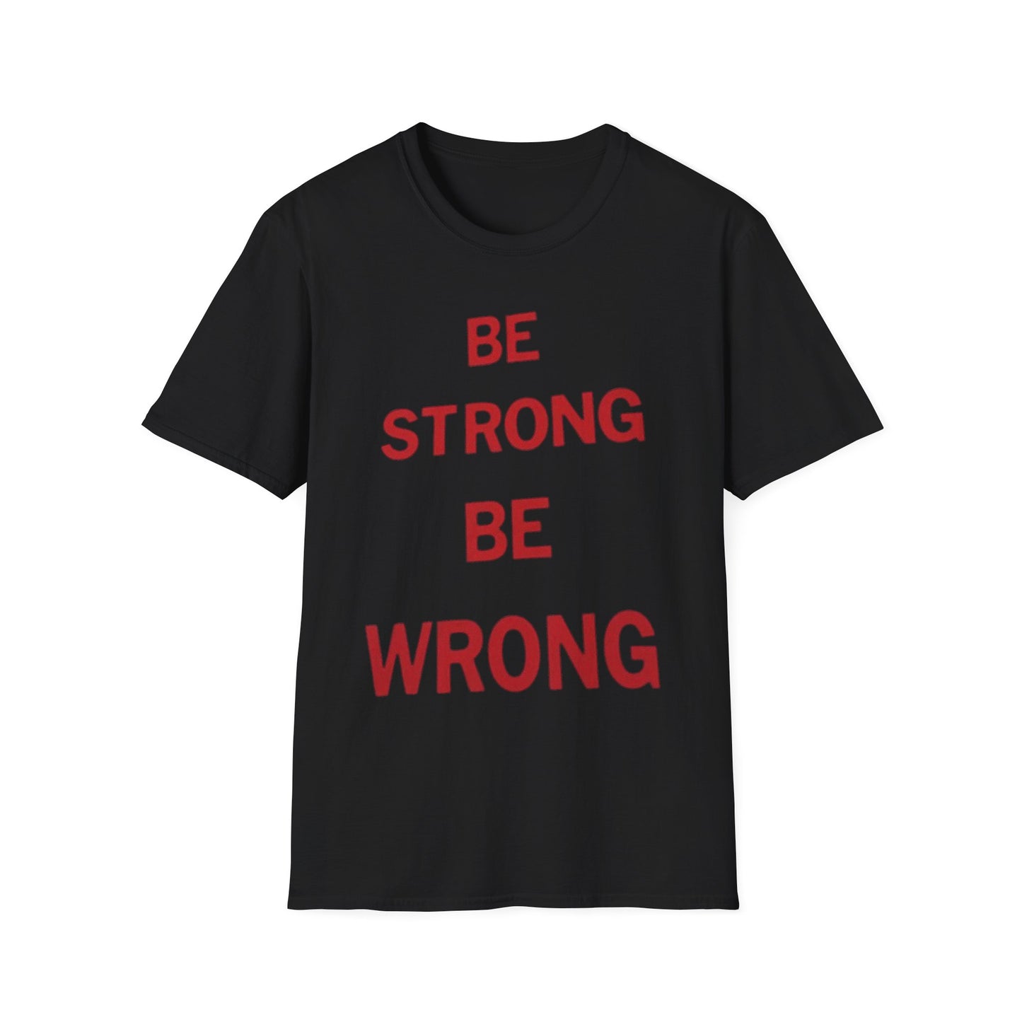 Be strong Be wrong
